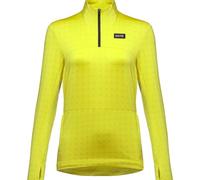 GOREWEAR Mid-Layer Thermo Casual 1/4-Zip da donna, Neon Yellow, L