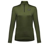 Maglia a maniche lunghe da donna gore wear everyday thermo 1 4 zip verde
