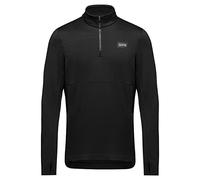 GOREWEAR Mid-Layer Thermo Casual 1/4-Zip da uomo, Nero, S
