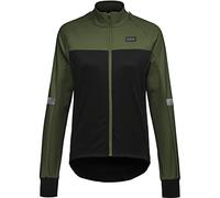 GOREWEAR Phantom Giacca Donna, Nero/Utility Verde, 44