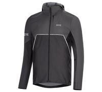 GOREWEAR R7 Partial GORE-TEX INFINIUM™ Giacca con cappuccio, Black/Terra Grey, S