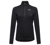 GOREWEAR TrailKPR Mid-Layer Ibrido 1/2-Zip da donna, Nero, 36
