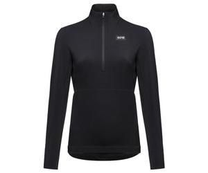 GOREWEAR TrailKPR Mid-Layer Ibrido 1/2-Zip da donna, Nero, 36