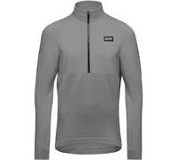 GOREWEAR TrailKPR Mid-Layer Ibrido 1/2-Zip da uomo, Lab Gray, M