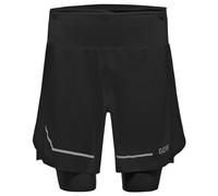 GOREWEAR Ultimate 2in1 Pantaloncini Uomo, Black, M