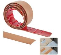 GORGECRAFT 1.2Ms Striscia di Transizione per Pavimenti Profilo Autoadesivo Strisce di Copertura per Pavimenti Barra Porte in Vinile Bordo Barra Giunzione Laminata Striscia Perù