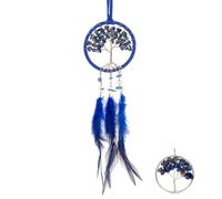 GORGECRAFT 1 Set Acchiappasogni Piccolo Albero della Vita Chakra Sogno Perline di Cristallo O Ornamenti da Appendere Ciondolo per Auto Decorazioni da Parete