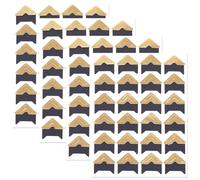 GORGECRAFT 10 fogli 240pz Angoli di Montaggio per Immagini Carta Autoadesiva Classica Adesivi per Angoli Fotografici Decorazione Da Parete Adesivo Fai Da Te Album Accessori per Scrapbooking Diario Oro
