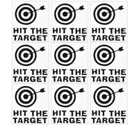 GORGECRAFT 10 pz Adesivi per Mirare Il Bersaglio Della Toilette Hit The Target Decalcomanie per Il Bagno Bastoncini per Bersaglio Bullseye per Orinatoi per Addestramento WC Superficie Bagnata Bagno Ba