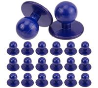 GORGECRAFT 100 pz Cappotto Da Cuoco Bottoni A Bottone In Plastica Blu Rotondo Mobile Giacca Abito Da Sposa Panno Bottone A Sfera Mezza Cupola per Borchie Cuoco Uomo Abito Da Lavoro Indumento Accessori