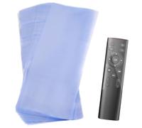 GORGECRAFT 100 pz Sacchetti Trasparenti Termoretraibili da 20x8cm in Plastica per Telecomando Pellicola Protettiva Rettangolare Antipolvere Impermeabile Sacchetto Termosaldato per Imballaggio