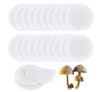 GORGECRAFT 100PCS Dischi Filtranti Circolari Sintetici Adesivi di Carta Cerotto per Autoiniezione Porte e Filtri velocità Media Bocca Larga Dimensioni Filtri A Imbuto