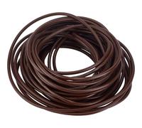 GORGECRAFT 10m*4mmStrisce di Vera Pelle Corda in Pelle di Mucca Corda Intrecciata Piatta per Cinture Bracciali Collane Creazione di Gioielli Fai da Te Artigianato Utensili Laboratorio Sella Marrone