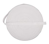 GORGECRAFT 10M Tracolla Elastica per Reggiseno 12mm Peluche Nastro Elastico Piatto Trim Spandex Rotolo di Nastro Bobina per Cucito Fai da Te Spalline per Reggiseni Lingerie Intimo Tracolla Bianco