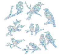 GORGECRAFT 16pz Primavera Estate Uccelli Adesivi per Finestre 8 Stili Colibrì Ramo Adesivi per Finestre Decorazioni In Gel per Finestre Grande Arcobaleno Adesivi Finestre Porta Finestra Decalcomanie