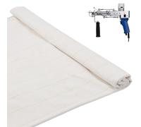 GORGECRAFT 1Mx1M Tufting Cloth Monk Cloth con Posizionamento Della Linea Segnata Punch Needle Needlework Cloth Fabric per Tappeto Needle Punch Punto Croce Tessitura di Tappeti Ricamo Quilting