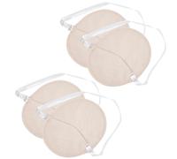 GORGECRAFT 2 Paio di Cuscinetti Sudore Ascellari Riutilizzabili Ascelle Assorbenti Sudore Protezioni con Tracolla Lavabili Deodoranti Assorbenti Anti-Traspirazione Patch Scudi per Donne e Uomini Bianc