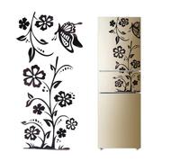 GORGECRAFT 2 pz Adesivi per Frigorifero A Forma di Farfalla in PVC Autoadesivi Floreali da Cucina Primaverili Piante Decorazioni Artistiche Frigorifero Sala da Pranzo Citazioni Decalcomania 30 x 60cm