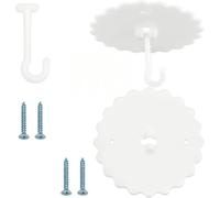 GORGECRAFT 2 Set Ganci per Zanzariera A Soffitto Gancio per Gancio per Letto A Castello Ganci per Letto A Baldacchino Colla Super per Appendere Zanzariera