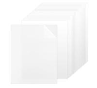 GORGECRAFT 20 Foglio di Plastica Trasparente da 28.1 x 22.2cm Sottile e Flessibile per Cornici per Finestre Cartelli Display per Modellismo Fogli di Ricambio per Pittura Progetti Fai da Te.