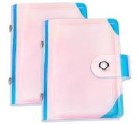 GORGECRAFT 2PCS Mini Album Fotografico Laser Raccoglitore per Tessere KPOP Porta Carte Fotografiche 72 Tasche Raccoglitore di Memorie per Schede di Idoli Pellicola Fotografica Libro Display Forniture