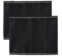 GORGECRAFT 2pz Mini Pieghevole Sgabello Da Campeggio Copertura Sgabello per Il Tempo Libero Tessuto Panno 19*24cm Portatile Campeggio Sedia Coperture Nero Pieghevole Leggero Sgabello Da Pesca Cuscino
