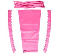 GORGECRAFT 3 pz Passanti per Abito da Sposa da Donna Cerniera Regolabile Sostituzione Cinturino per Abito da Ballo Corsetto in Raso Kit Posteriore con Lacci per Abito da Sposa Corsetto, Rosa Caldo