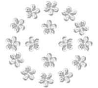GORGECRAFT 300pz Fiore Trasparente Strass 11mm Mini Resina con Retro Piatto Fiori Gemme Ciondoli Floreali Rotondi Bottoni Abbellimenti per Cellulare Creazione di Gioielli Decorazione per Capelli