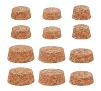 GORGECRAFT 30pz 6 Stili Tappi di Sughero in Legno Tappi di Sughero Conici Tappi di Ricambio Naturali Morbidi Piccoli Tappi di Sughero per Bottiglie di Vino Artigianali Coperchi Bottiglie 24.5 a 39mm
