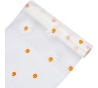 GORGECRAFT 30x300cm Rivestimento per Mobili da Cucina Daisy Trasparente Ripiani Cassetti Rivestimenti Impermeabili Tappetini per Frigorifero Antiaderenti Antiscivolo Antiolio Lavabile Protezione