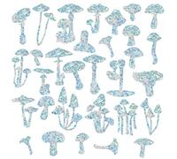 GORGECRAFT 31PCS Finestra A Fungo Aderisce Anti Collisione Arcobaleno Vetro Finestra Avviso Prisma Decalcomanie per Uccelli Strike Pellicola Vinile Non Adesiva Decorazioni