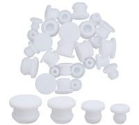 GORGECRAFT 32 pz 4 Misure Tappi per Sale e Pepe Riutilizzabili in Silicone Tappi per Saliera Tappi per Sale e Pepe Tappi Rotondi di Ricambio per Bottiglie da Cucina Domestica