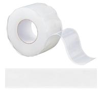 GORGECRAFT 3mX25mm Nastro In Silicone Autofondente Nastro Sigillante per Riparazioni Trasparente Impermeabile Nastro In Gomma Autoagglomerante Multiuso Tubi di Emergenza Idraulici Perdite di Tubi