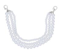GORGECRAFT 4 pz Perla Cinturino per Stivali Catene Perline Ciondoli per Scarpe Catene 3 Strati Lacci per Scarpe con Fermagli A Moschettone per Donne Uomini Sneakers Scarpe Casual Sandali Borse