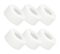 GORGECRAFT 4 Rotoli Nastro per Colletto Riduttore In Tessuto Bianco Schiuma Riducente Cuscinetti Sudore Fascia per Cappello Striscia di Misura Inserto Fodera Comoda Cappelli Invisibili Cappelli Nastri