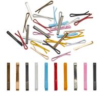 GORGECRAFT 40pz Forcine per Capelli In Lega 10 stili Multicolori Piccole Forcine per Acconciature Fermagli per Capelli Mollette Metalliche Fermagli per Capelli con 1 scatole di Immagazzinaggio