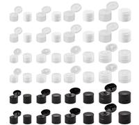 GORGECRAFT 48 pz 4 Misure Kit Tappi Svuotamento Bottiglie Lisce Riutilizzabili Tappo Erogatore A Prova di Perdite Tappo A Scatto Tappo per Labbra Bottiglia Tappo per Bottiglie Comprimibili Bottiglie