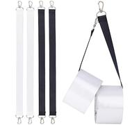 GORGECRAFT 4Pcs 2 Colori Cinturino Porta Nastro Elettrico Cinturino in Nylon con Ganci Girevoli Corde Fili Nastro di Stoccaggio Cordino Cinture per Gaffers Fotografia per Attrezzi Organizer Accessori