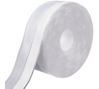 GORGECRAFT 5 metro X 2.5 cm Striscia di Guarnizione per Porta Striscia di Tenuta In Silicone Insonorizzata Nastro Autoadesivo Trasparente Fondo per Paraspifferi di Porte Finestre Doccia Spazi di Vetro