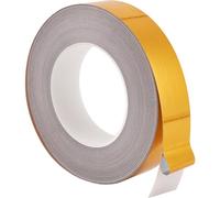 GORGECRAFT 50Mx3cm Nastro Washi In Lamina D'Oro Metallizzato Poliestere Mylar Nastro In Pellicola Staccabile e Incolla Autoadesivo per Modanatura Da Parete con Finitura A Specchio per Auto Dettagli