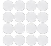 GORGECRAFT 50pz Autoadesivo Paraurti per Porta dell'Armadio Distanziatore Rotondo Morbido Trasparente Piano del Tavolo Antiscivolo Tappetino Antiscivolo Mobili Tavolo Vetro Cucina Tappetini 20x20x3mm