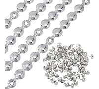 GORGECRAFT 5m Strisce di Puntine per Tappezzeria 10.5mm Metallo Ferro Testa Rotonda Finiture Decorative per Chiodi con 90 pezzi Chiodini per Tappezzeria Puntine Allentate Abbinati per Divani Sedie