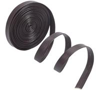 GORGECRAFT 5mx10mmx1mm Cordino in Pelle Piatta Stringa per Allacciatura Strisce in Pelle di Agnello Marrone Cocco Cinturino in Grana di Litchi Pieghevole Strisce in Similpelle per Artigianato