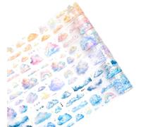GORGECRAFT 6 Stili Nastro Pet Nuvola Washi Nastri Adesivi Decorativi Cielo Nastro Scrapbooking per Scrapbooking Album Diario Diario Spazzatura Planner Confezioni Regalo Mobili Pareti Arte Artigianato