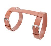 GORGECRAFT 66 × 20 cm Portatile in Pelle PU Coperta da Picnic per Esterni Cinghia per Il Trasporto Cinghie per Coperte per Moto Cinghie per Letti per Zaino Picnic All'Aperto (Sella Marrone)