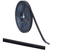 GORGECRAFT 6M Striscia di Mastice 8 mm Autoadesiva Nera per Angolo Bagno Piastrelle In Ceramica Nastro per Calafataggio Strisce per Modanature Strisce Decorative Sigillante Nastro Sigillante per Bordi