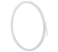 GORGECRAFT 7m*8mm Stecca per Corsetto Stecca in Acciaio Rivestita in Plastica per Cucire Stecca Piatta Bianca in Acciaio Inossidabile per Molle Stecche in Metallo Strisce di Supporto Modellante