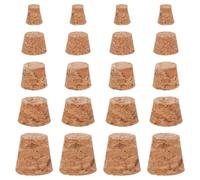 GORGECRAFT 90pz 5 misure Tappi di Sughero Conici In Legno Mini Tappi per Bottiglie di Sughero Da 6.5mm A 15mm Tappi di Sughero Morbidi Naturali Piccoli Coperchi di Ricambio per Bottiglie di Vino Birra