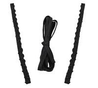 GORGECRAFT Abito da Sposa Cerniera di Ricambio Corsetto Regolabile Lacci di Ricambio Abito Corsetto Kit Estensione della Cerniera Kit Corsetto in Raso Passanti per Corsetto da Sposa Abito(Nero)