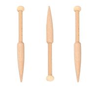 GORGECRAFT Bastone Della Bobina di Legno Ferri Da Maglia In Legno Testa Singola Telaio per Tessitura Macchine Utensili Navetta In Faggio Uncinetto per Maglione di Lana Fai Da Te Arazzo